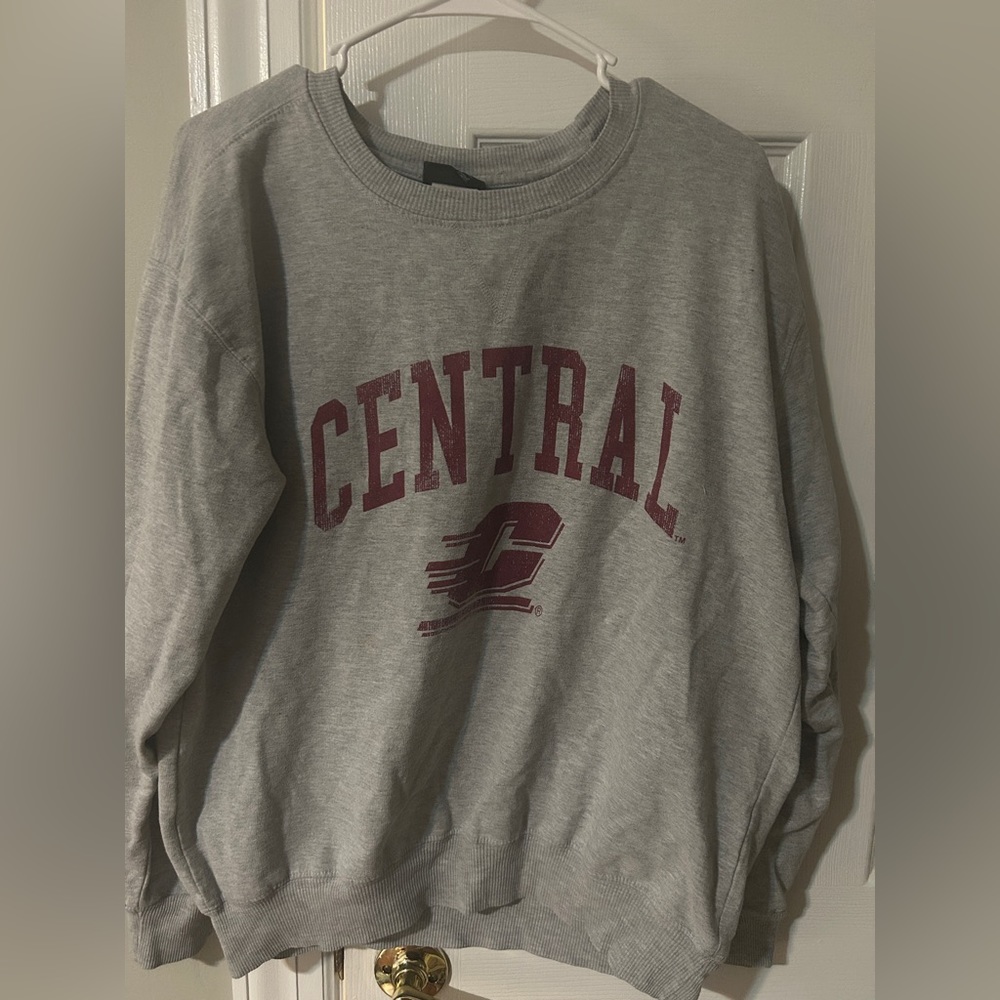 Central Michigan University Gray Crewneck